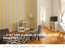 Tablet Screenshot of budapestayapartments.com